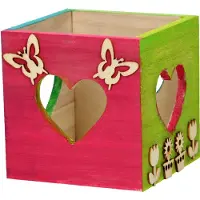 Playwood Tea light holder Heart