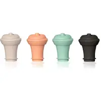 VacuVin Wine Stopper Loop tyhjiökorkki 4-pakkaus