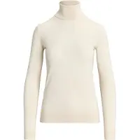 Ralph Lauren Silk-Blend Turtleneck Sweater - Cream - XS