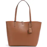 Ralph Lauren for woman. 431795329002 Reversible Tote Medium brown reversible bag -28x40,6x12,7cm (OSFA), Casual, Polyurethane