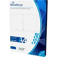 MediaRange MRINK123, Mustesuihkutulostus, A4 (210x297 mm), Matta, 50 arkkia, 130 g/m², Valkoinen