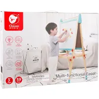 Classic World Wooden Magnetic and School Board 2in1 39pcs.