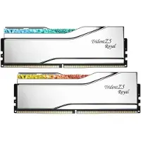 G.Skill Trident Z5 Royal RGB 48 Gt (2 x 24 Gt) DDR5 8000 MHz, CL40 -muisti, hopea (XMP)