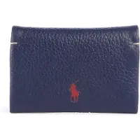 Ralph Lauren for woman. 427949873004 Polo Play navy leather card holder (OSFA), Casual