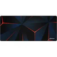 Sharkoon SKILLER SGP30, Musta, Sininen, Oranssi, Kuvio, Kumi, Tekstiili, Liukumaton pohja, Pelihiirimatto (4044951032235)