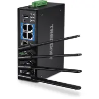 Trendnet TI-W100, Wi-Fi 5 (802.11ac), Kaksitaajuus (2,4 GHz/5 GHz), Ethernet LAN, 3G, Musta, Pöytäreititin