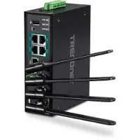 Trendnet TI-WP100, Wi-Fi 5 (802.11ac), Kaksitaajuus (2,4 GHz/5 GHz), Ethernet LAN, 3G, Musta, Pöytäreititin