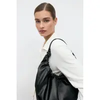 Gina Tricot Gathered Tote Bag - Black - ONE SIZE