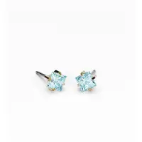 Blomdahl GT Tiffany Edge 5 mm CZ Aquamarine