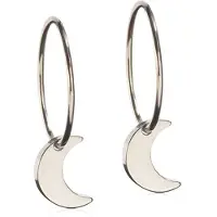 Blomdahl Natural Titanium Ear Ring 14 mm Penda Moon 8 mm