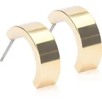 Blomdahl Golden Titanium Pendant Plain Grand Curved 15 mm