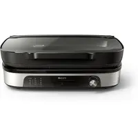 Philips HD6212/90 pöytägrilli - 2400 W, musta/hopea