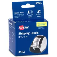 Avery Monik ytt tarrat 10x6 cm, 140 kpl/rulla, 1 RL/BX, valkoinen. Myyd n yhten laatikkona.