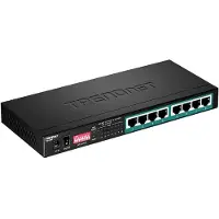 Trendnet TPE-LG80, Hallitsematon, Gigabit Ethernet (10/100/1000), Täysin kaksipuolinen, Power over Ethernet -tuki