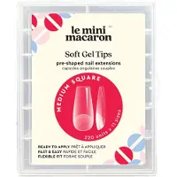 Le Mini Macaron Le Gel Soft Gel Tips Medium Square Medium