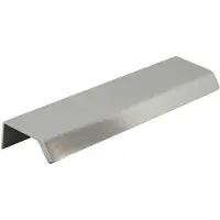 Beslag Design Side Profiilikahva 160 Stainless Look - Nupit ja ovenkahvat Alumiini Teräksenharmaa - 304215-11