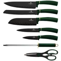 Berlinger Haus The SET KNIFE STAND 8 EL. HAUS BERLINGER METALLIC LINE EMERALD BH-2563