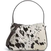 Markberg Esambg Cross. Bag, Cow Print - White - ONE SIZE