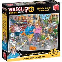 Royal Jumbo BV Wasgij Original 46 Middle Aisle Madness! 1000p palapeli