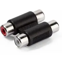 Vivanco Audio Adapter 2xRCA Female Black