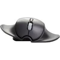 BakkerElkhuizen – BakkerElkhuizen HandshoeMouse Shift Bluetooth, Molempikätinen, Optinen, Bluetooth, 1000 DPI, Musta (BNEPS210RLW)