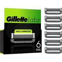 Gillette GilletteLabs Replacement Razor Blades (6-Pack) -vaihtoterät, harmaa