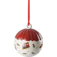 Villeroy & Boch Toy's Delight Decoration joulupallo Ø6 cm Valkoinen-punainen