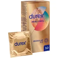 Durex Real Feel 10 kpl, lateksiton kondomi