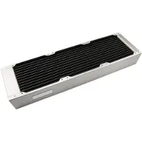 Watercool HEATKILLER RAD 360-L Stainless Steel, 360mm jäähdytin, ruostumaton teräs