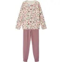Name it Yöpuku 'Nostalgia Flower' beige / ruskea / khaki / vanha roosa