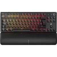 Corsair K70 CORE TKL, Langallinen & langaton, USB + RF Wireless + Bluetooth, Mekaaninen, QWERTZ, RGB LED, Musta (CH-914901E-DE)
