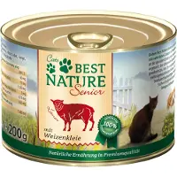 Best Nature 6x200g Cat Senior lammas märkäruokaa kissoille