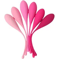 Sex HD Eggs - Kegel-pallot setti 6 kpl - pinkki