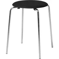 Fritz Hansen Dot palli Musta saarni-kromi