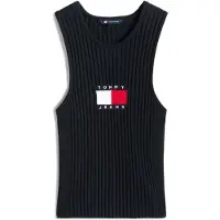 Tommy Hilfiger Tjw Rib Racer Tank - Black - S