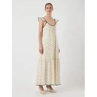 Y.A.S Yasdobby Sl Ankle Dress - Cream - 40