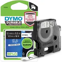 Dymo – D1 Durable 12 mm x 5.5 M, black on white (1978364)