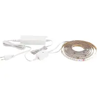 Eglo connect LED-nauha Neon Stripe-Z, 5 M., RGB, CCT, valkoinen Connect himmennettävä, Valkoinen/opaali, Olohuone/ruokailutila, Synteettinen materiaali, Moderni