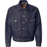 Levi's for man. 0010P-0004 Trucker Jacket Embarcadero Station marine (M), Casual, Cotton, Denim, Navy
