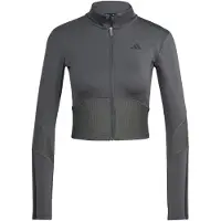 Adidas Hyperglam Rib Zip Thru Cover Up Kokovetoketjullinen Collegepaita