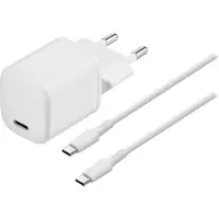 Sandstrom 20W USB-C laturi + USB-C kaapeli