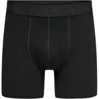 Only & Sons Onsfitz Solid Boxer 3Pack Noos - Black - S