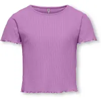 Kids Only Kognella S/S O-Neck Top Noos Jrs - Purple - 134-140