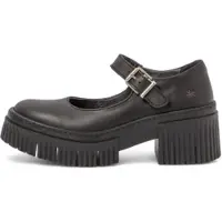 Art for woman. 113731101003_001 Black high heels (36), Leather, 3 to 5 cm, Buckle, Casual