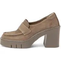 Art for woman. 119721320003_020 Leather moccasins 1972 taupe (36), 8 to 10 cm, None, Casual