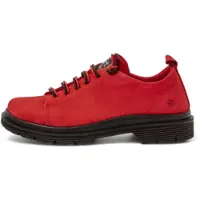 Art unisex. 118971208003_008 1897 Birmingham red leather shoes (45), 3 to 5 cm, Laces, Casual