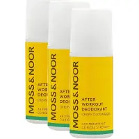 Moss & Noor After Workout Deodorant Crispy Cucumber 3x60ml