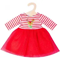 Heless Christmas dress with Reindeer headband size 28-35 cm