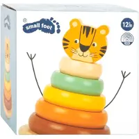 Small Foot by Legler Stacking Tower Safari koottava torni