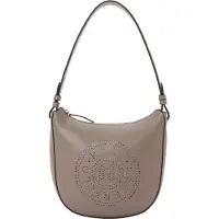Karl Lagerfeld Circle Olkalaukku Nahka 24 cm Harmaa